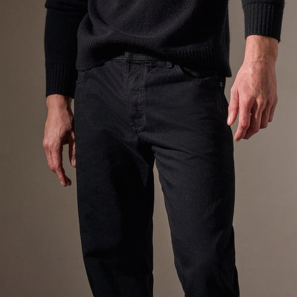James Perse Black Denim 5 Pocket Pant Black