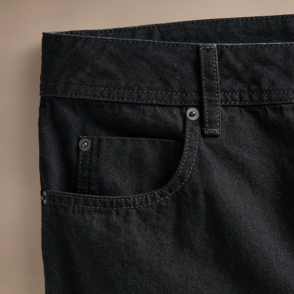 James Perse Black Denim 5 Pocket Pant Black