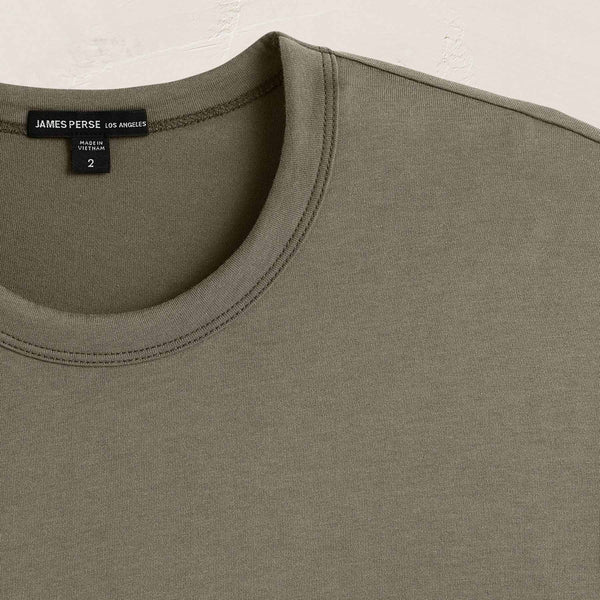 James Perse Brushed Lotus Crew Birch