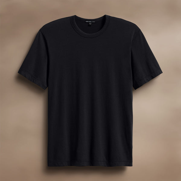 james perse Brushed Lotus Crew Black