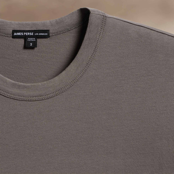 James Perse Brushed Lotus Crew Burro