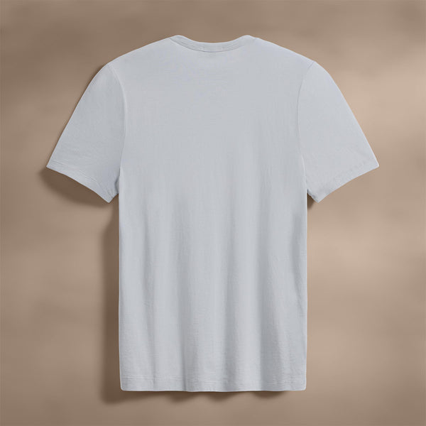 James Perse Brushed Lotus Crew Grey Glacier