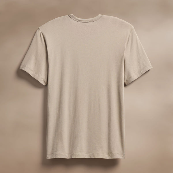 James Perse Brushed Lotus Crew Overcast