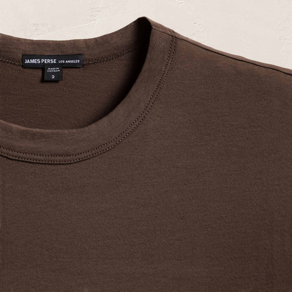 James Perse Brushed Lotus Crew Porcupine