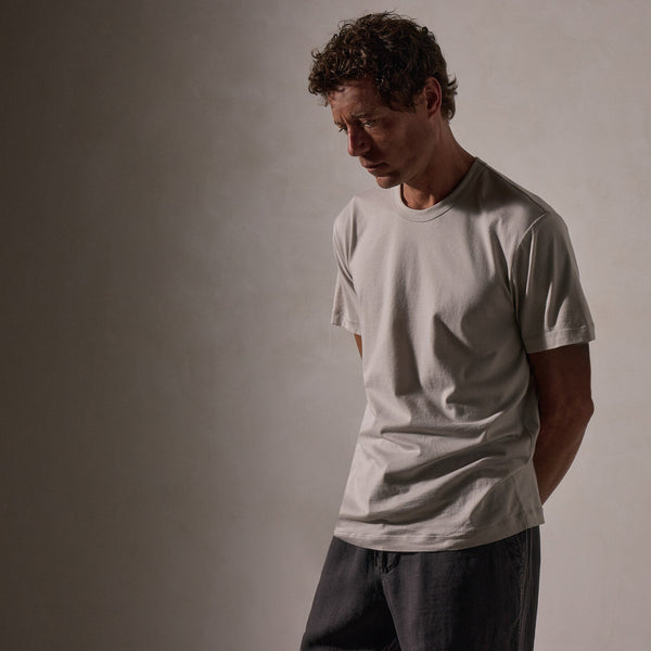 James Perse Brushed Lotus Crew Salt