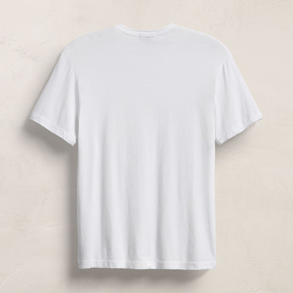 James Perse Brushed Lotus Crew White
