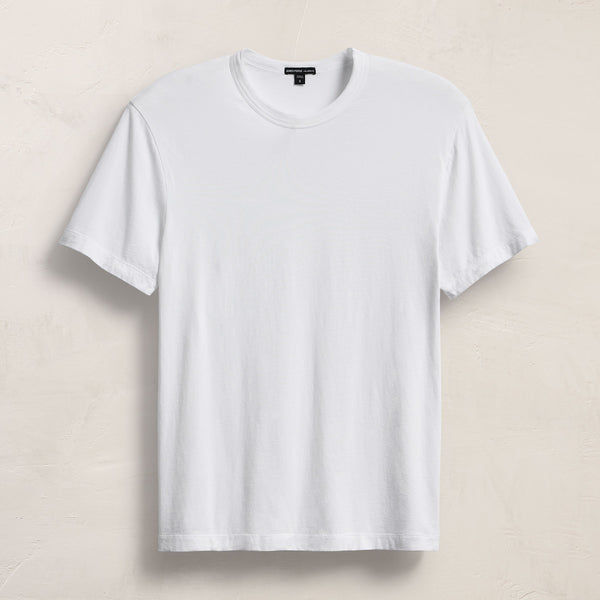 james perse Brushed Lotus Crew White