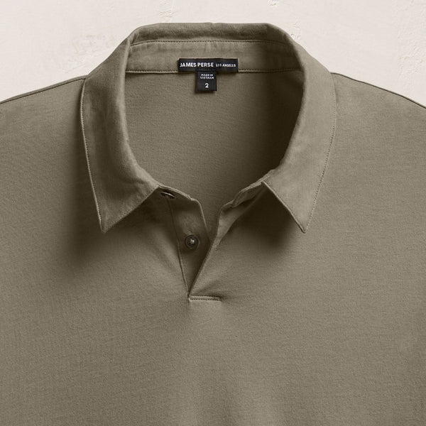 James Perse Brushed Lotus Polo Birch