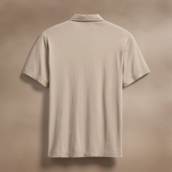 James Perse Brushed Lotus Polo Overcast
