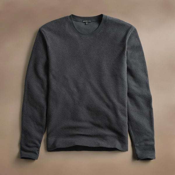 james perse Brushed Thermal Crew Neck Magma