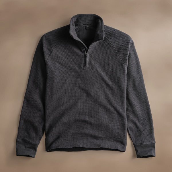 james perse Brushed Thermal Half Zip Magma