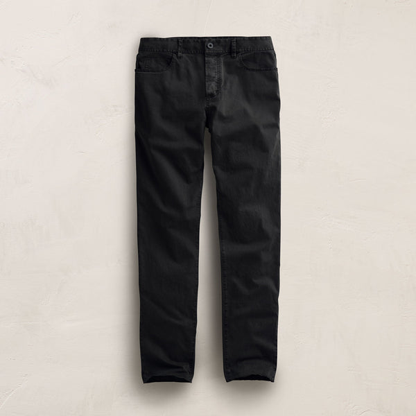 James Perse Brushed Twill 5 Pocket Pant Black