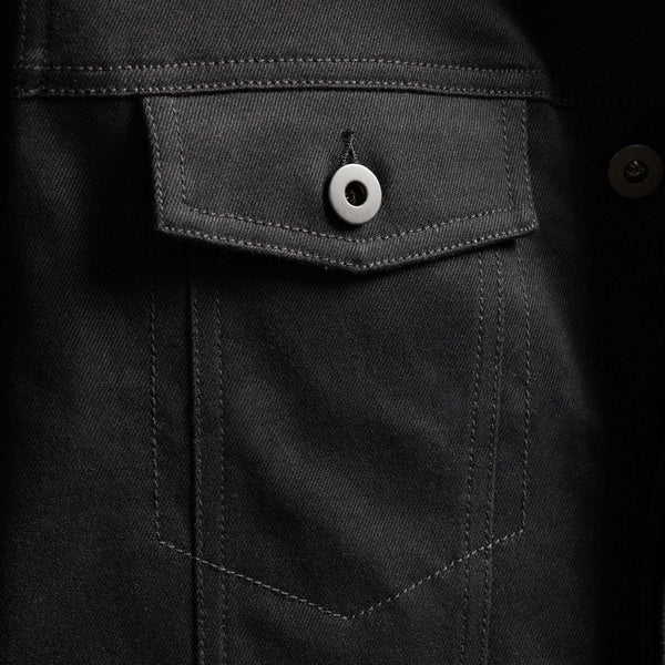 James Perse Cashmere Touch Cotton Jacket Black