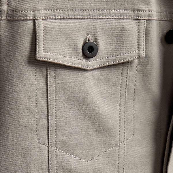 James Perse Cashmere Touch Cotton Jacket Light Tan