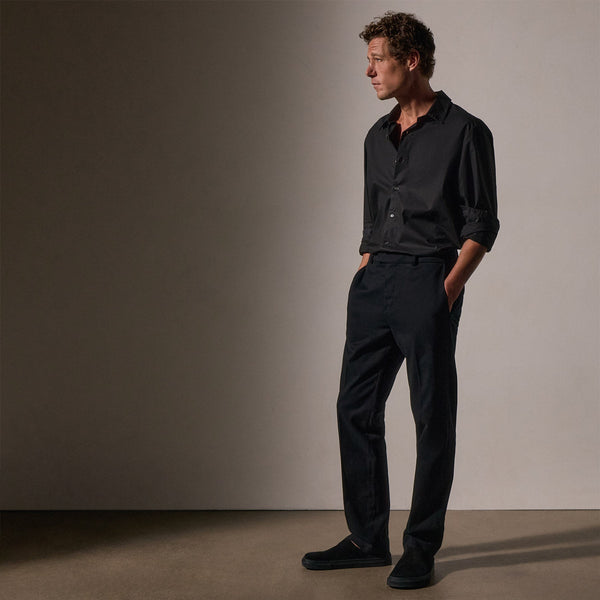 James Perse Cashmere Touch Twill Trouser Black