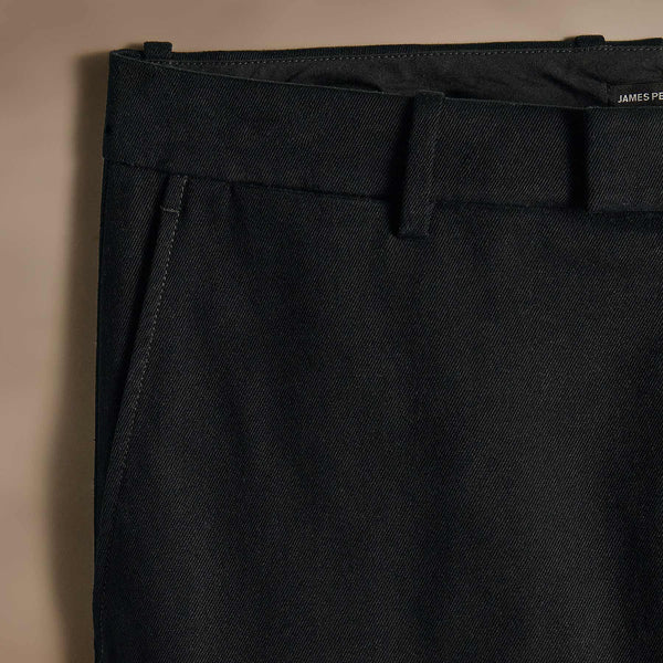 James Perse Cashmere Touch Twill Trouser Black