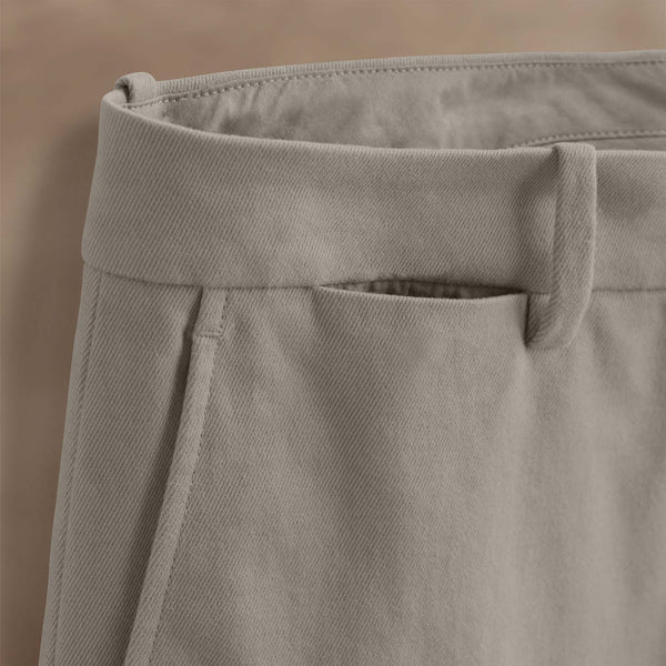 James Perse Cashmere Touch Twill Trouser Light Tan