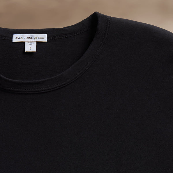 James Perse Clear Jersey Crew Black