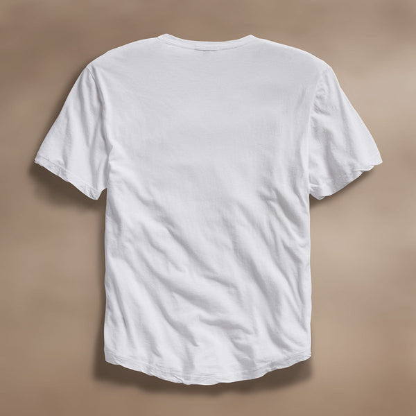 james Perse Clear Jersey Crew White