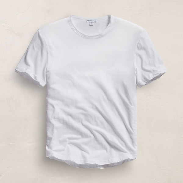 james perse Clear Jersey Crew White