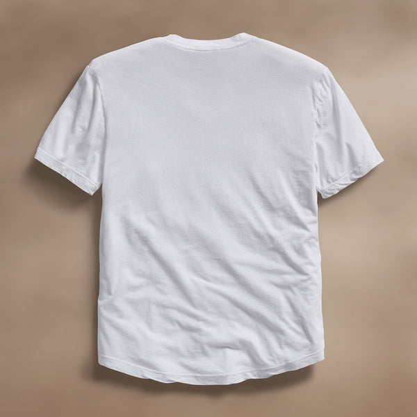 James Perse Clear Jersey V Neck White