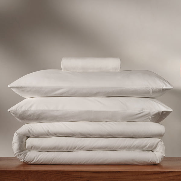 james perse Cotton Bedding Set King White