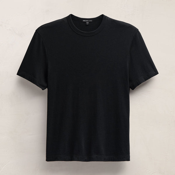 James Perse Cotton Cashmere Short Sleeve Tee Black