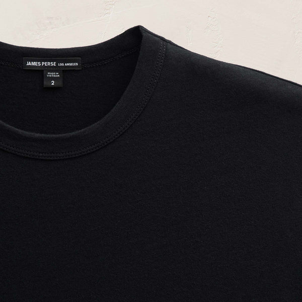 James Perse Cotton Cashmere Short Sleeve Tee Black