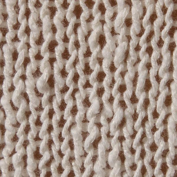 James Perse Cotton Linen Knit Crew Neck White