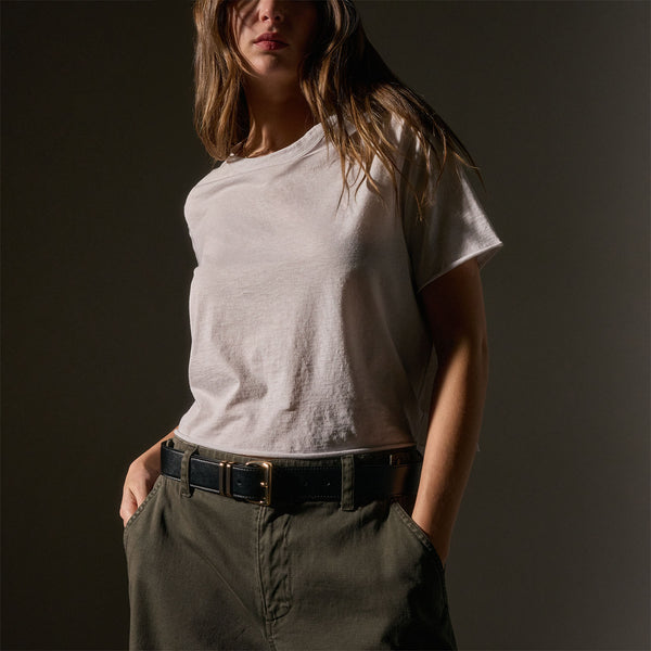 james perse Cotton Linen Silk Tee Light Mist