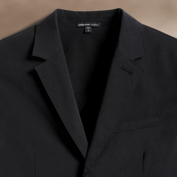 James Perse Cotton Poplin Blazer Black