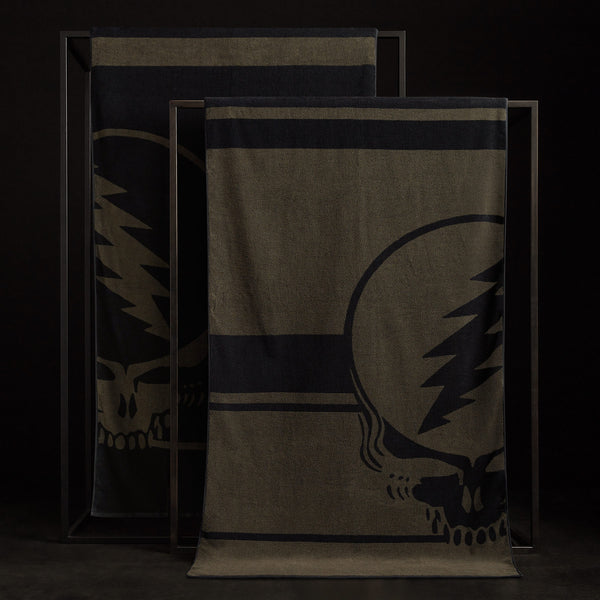 james perse Grateful Dead Beach Towel Black/Palm