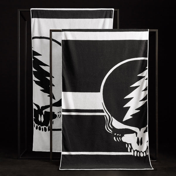 james perse Grateful Dead Beach Towel Black/White