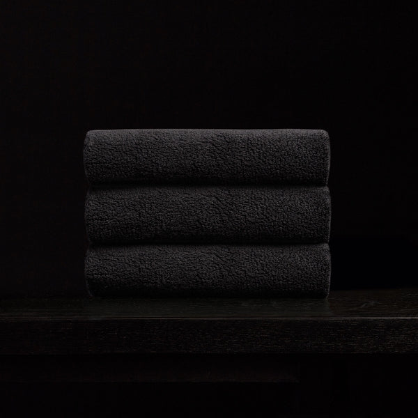 james perse Hand Towel Black