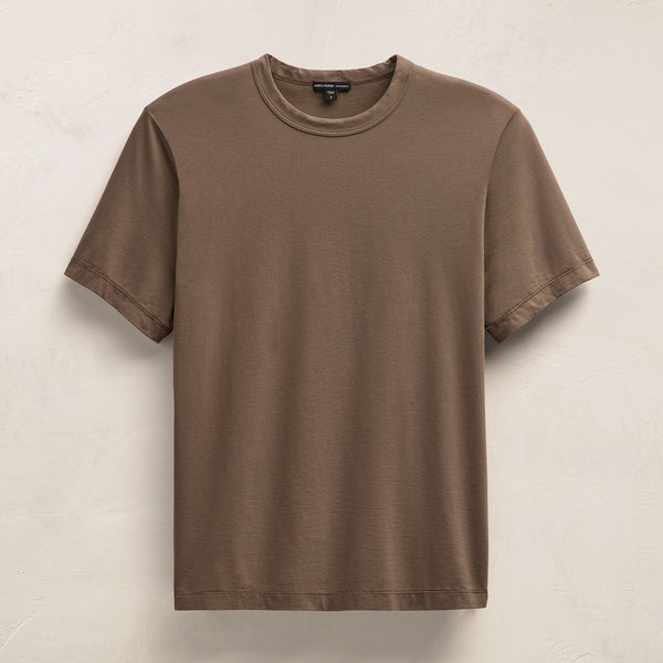 james perse Heavy Luxe Jersey Crew Caribou