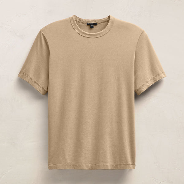 james perse Heavy Luxe Jersey Crew Light Khaki