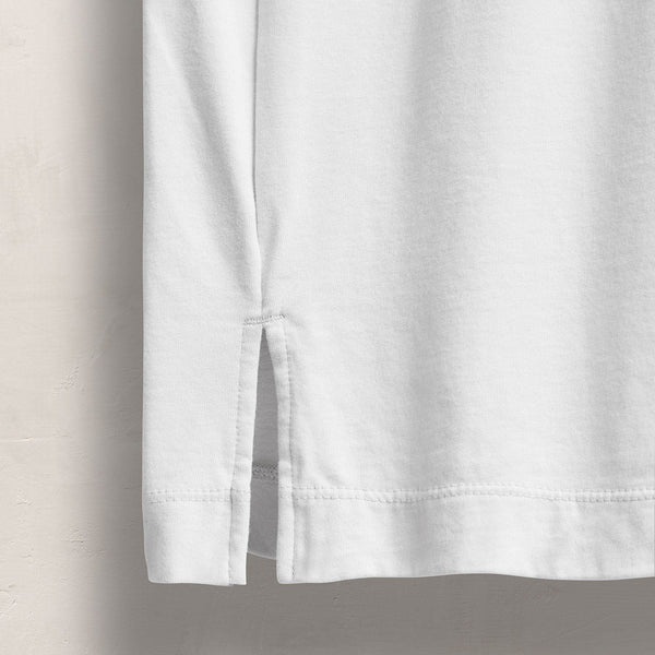 James Perse Heavy Luxe Jersey Crew White