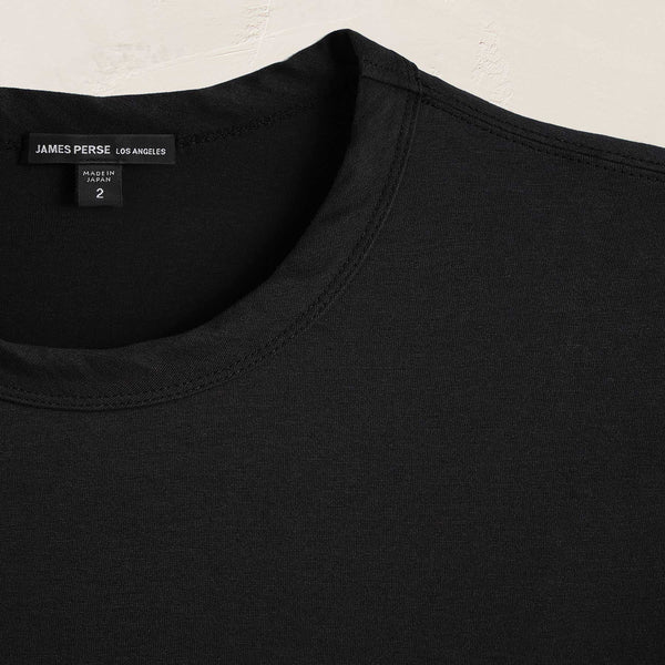 James Perse Heavy Luxe Jersey Long Sleeve Black