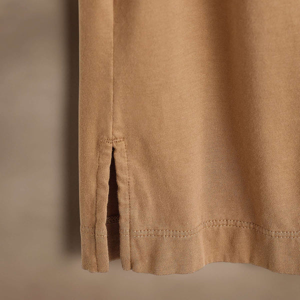 James Perse Heavy Luxe Jersey Long Sleeve Camel