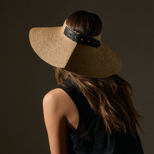 James Perse Janessa Leone Birdie Visor Natural
