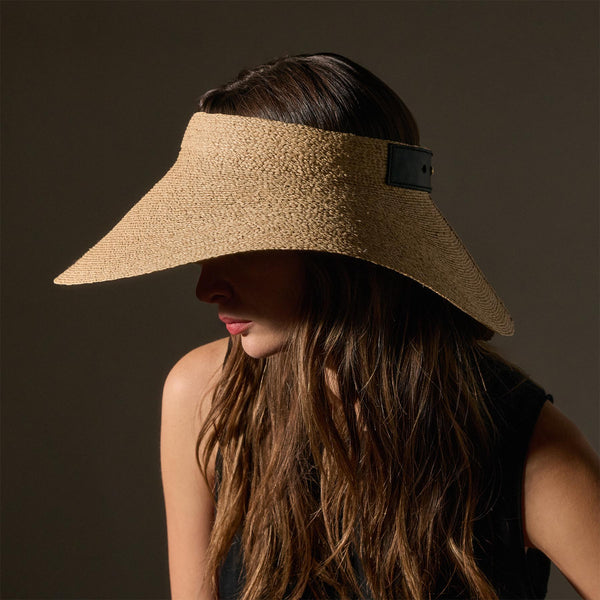 James Perse Janessa Leone Birdie Visor Natural