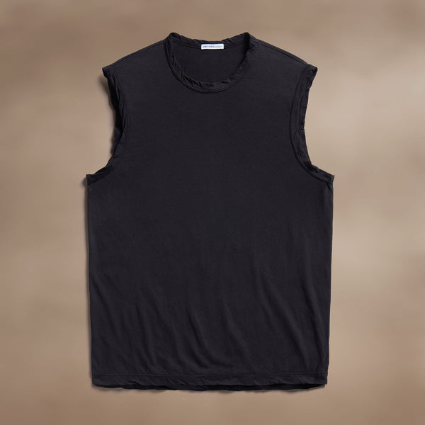 james perse LA Muscle Tank Black