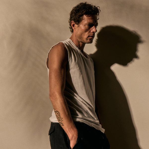 James Perse LA Muscle Tank White