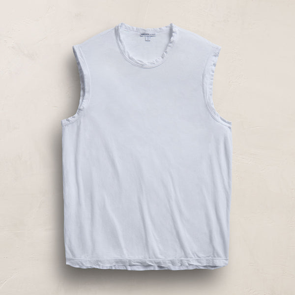 james perse LA Muscle Tank White