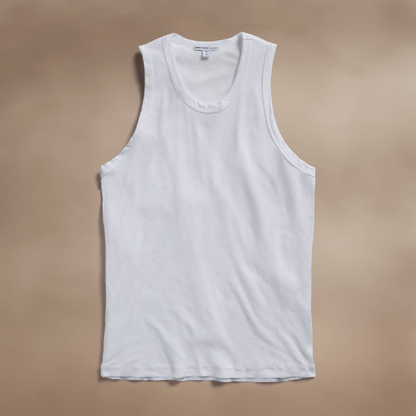 James Perse LA Skate Tank White