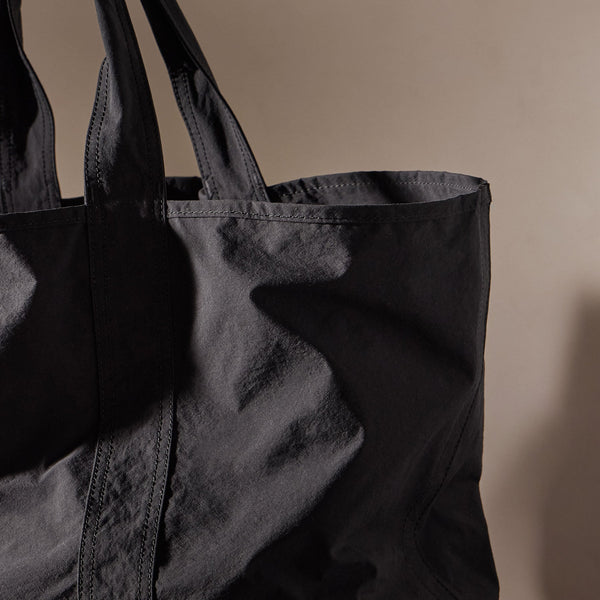 James Perse Large Matte Nylon Tote Black