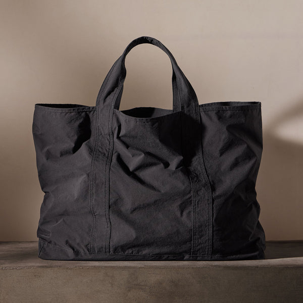 james perse Large Matte Nylon Tote Black