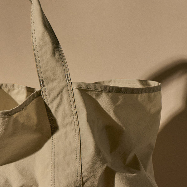 James Perse Large Matte Nylon Tote New Sand