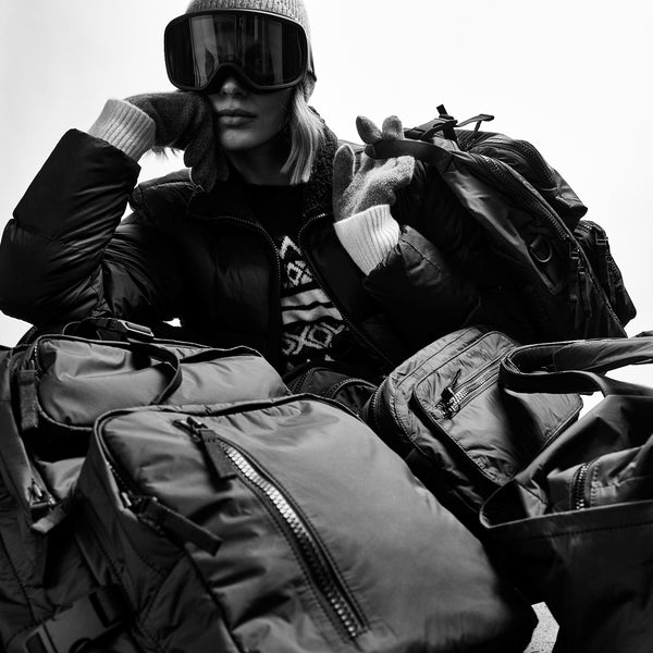 James Perse Large Sierra Backpack Black