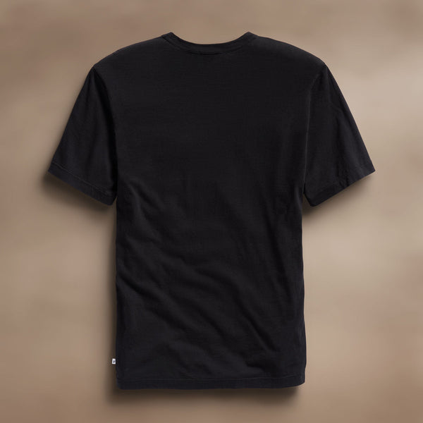 James Perse Lightweight Jersey Pocket Tee Black